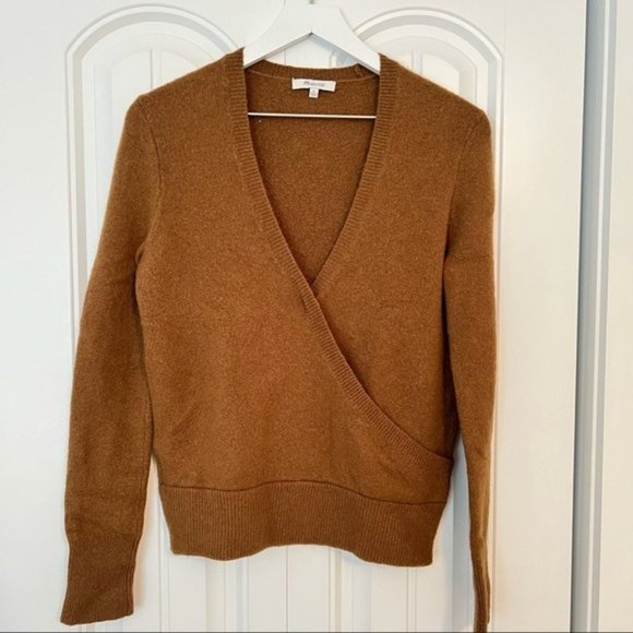 Madewell Sweaters - Madewell Wrap Front Pullover Cozy Sweater Small